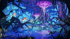 梦幻森林 【酷图网】神秘森林,梦幻,舞台背景,手绘场景,草地,天幕,梦幻森林,迷雾森林,原始森林,树林,森林场景,原画,幽暗森林,绿色森林,设计素材,森林背景,自然风景,手绘风景,卡通风景,童话森林,童话世界