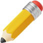 Pencil  3D Icon