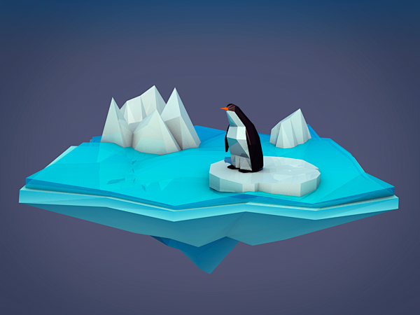 Low poly nature on B...