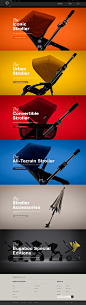 Bugaboo.com : The mobility brand Bugaboo revolutionised the world of stroller design, starting 15 years ago. As part of an ongoing and longstanding collaboration, Momkai was asked to create the strategy, design and front-end of the new Bugaboo website and