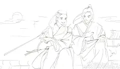 房檐上的爱情 古风人物