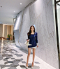 ▼SonYoonJoo▲2000318图片_BP更新(藏青澄澈纯白拼色叠层包臀裙)_看图_孙允珠吧_百度贴吧
