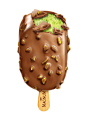 Magnum : Illustrations for various ice cream products.Client:  Unilever Israel