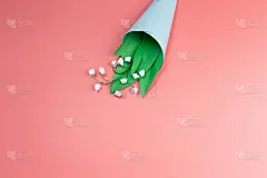 手工贺卡母亲节，春季工艺概念