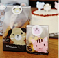 韩国创意食品包装袋 饼干磨砂包装袋饼干蛋糕曲奇饼糖果袋 20个装