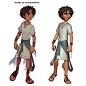 Young David, Ander Liza : Hey! Last year I got the opportunity to work for  Sunrise Animation on the preproduction of the movie David. During that time I was lucky enough to model 3 characters, and this is one of them: Young David! The character design is