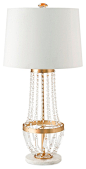Nikki Chu Corinthia Crystal Table Lamp - transitional - Table Lamps - Pizzazz! Home Decor, LLC
