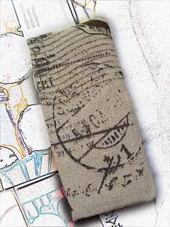 巴黎铁塔手绘风 原创意手作工 森林系女钱包卡包 麻布字母小清新 设计 新款 2013 - 想去