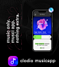 Clodio - Music App : Music app.Music only.And nothing extra.Music mixes are formed based on your preferences. Just select a track, artist, album, playlist and it will be the basis for a mix that will play non-stop.