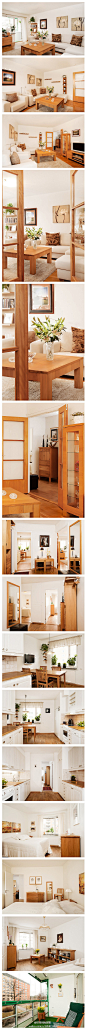 #家居#清新宜人的原木色公寓，大概是75.5平，设计超赞！！