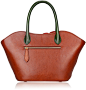 Pijushi Designer Inspired Ladies Handmade Leather Tote Shoulder Bags 8828 (Black): Handbags: Amazon.com