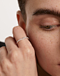 Embrace 银戒指 - 925 sterling silver