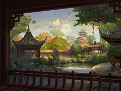 大鹏alan采集到中式庭院