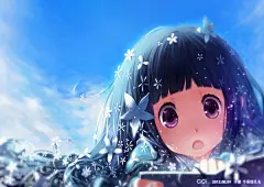 插画手绘 二次元美女 动漫 萌 壁纸