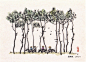 【版画家李平凡版画作品欣赏】