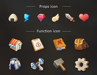 Game icon : Game icon图片_道具图片素材-花瓣网