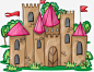 卡通城堡高清素材 建筑 梦幻国度 王国 童话 免抠png 设计图片 免费下载