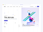 Header - Latos Landing Page by Adalahreza  for Norch Studio on Dribbble