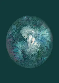 &quot;缔梦“系列——毕设作品-心子Shin_原创,插画,厚涂,唯美,板绘_涂鸦王国插画