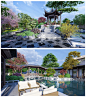 【西凹作品】苏式古典园林庭院景观设计