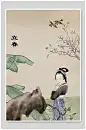 古风立春仕女插画