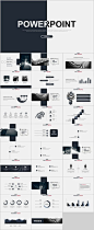 30+ Gray Creative charts design PowerPoint template on Behance
