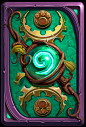 Ysera , Guillaume Beauchêne : Personal work : My Ysera back card of Hearthstone, Heroes of Warcraft.