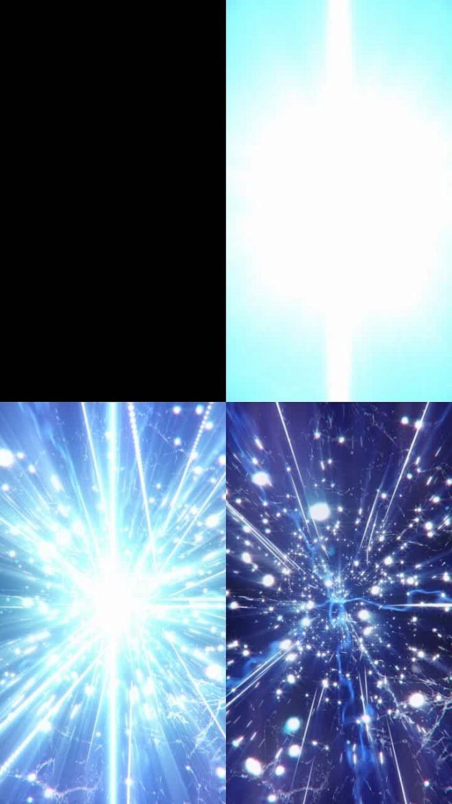 抖音冰雪粒子爆炸冲击波特效素材