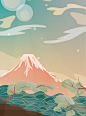 AI日系插画