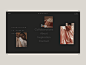 Molley Heltz Menu Page Hover Animation e-commerce typography photo hover menu promo interaction motion design fashion gif concept website anim interface grid web animation ux ui