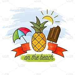 痕迹,湿,清新,涂料,暑假,节日,夏天,欢乐,绘制,放松