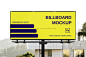 逼真城市户外街头高速广告牌海报设计展示贴图PSD样机模板 Advertising Billboard Mockup插图4