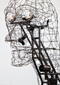 Personified Wireframe Sculptures