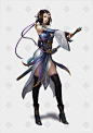 CGwall游戏原画网站_美女海报