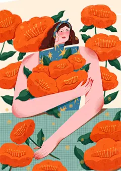 关于“拥抱一切”的插画合集_业余的Sylvia__插画师作品_涂鸦王国gracg.com
