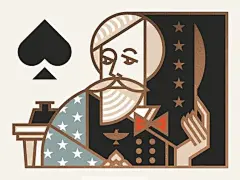 King of Spades by Jay Fletcher #dribbble #dribbblers #design #designer #graphicdesign #illustration #creative