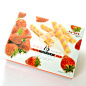 日本直邮 荣屋 草莓巧克力蛋卷饼干 Strawberry ROLL 14枚/盒 2盒-淘宝网