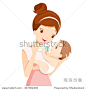 Mother Feeding Baby With Milk In Bottle, Mother's day, Sucking, Infant, Motherhood, Innocence