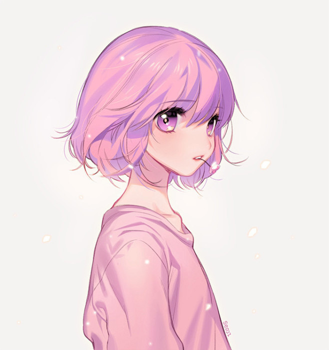 二次元头像小清新高清插画简洁男生唯美可爱动漫美图卡哇伊图片花正太