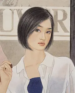 王鹏作品：工笔人物画