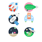 Dribbble - flat-space-big.jpg by Mateusz Dembek