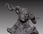 Spirit of the Forest, Sam Greenwell : This is a zbrush sculpture that I've been doing in my spare time.  Really enjoying doing my own designs!   She will soon be a resin kit.