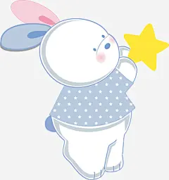 手绘兔子星星海报矢量图高清素材 兔子 创意 卡通 彩色图 手绘图 星星 漫画 简单 矢量图 平面广告 设计图片 免费下载