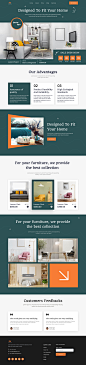 Furniture Landing Page by JAHID ✪‌ on Dribbble