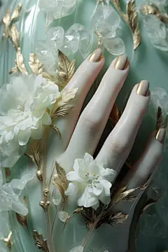 森系小清新美甲精选