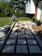 Our DIY Front Path Makeover on a Budget - ZenShmen Project Curb Appeal, Flagstone, Pavers, River Rock, Landscaping, Hardscaping: 
