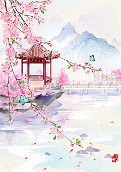 Da蒙子采集到水彩风景