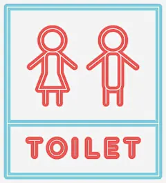 矢量图男女卫生间图宝宝 https://bao16.com 男女卫生间 卡通手绘 英语字母 装饰图案 矢量图 水彩画