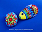 Hand Painted Stones – Fish and Flower by StoneArtbyYasmin on Etsy