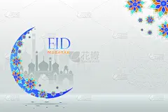 背景,月亮,自然美,地形,市场营销,开斋节日,传统,贺卡,灰色,传统节日